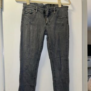 AG grey skinny jeans.